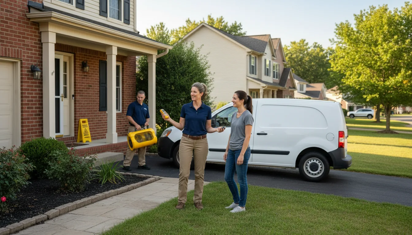 Water restoration image for Fire And Smoke Damage Restoration in Williamsport, MD